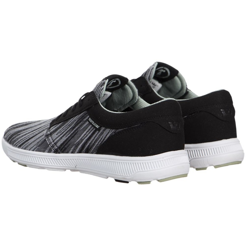 Black Grey Men's Supra Hammer Run Running Shoes | 5086-FUNYC