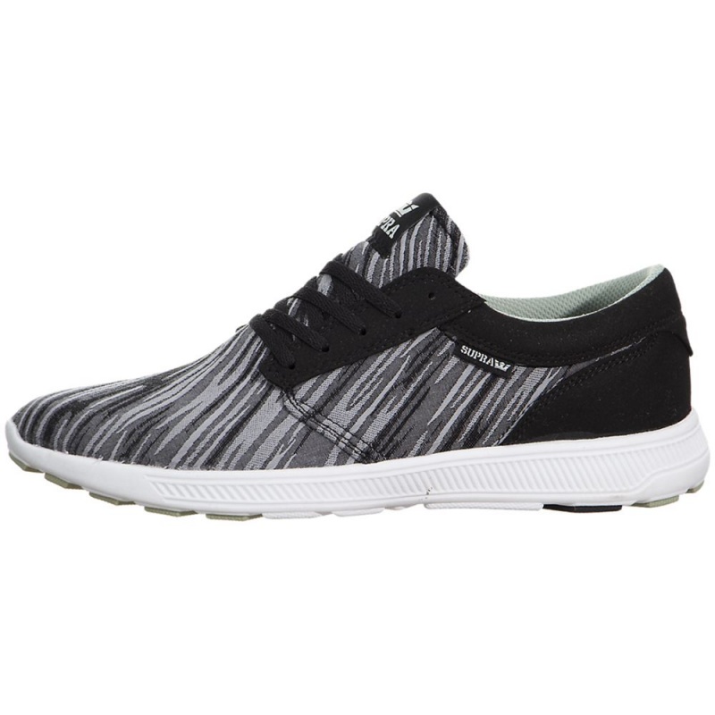 Black Grey Men\'s Supra Hammer Run Running Shoes | 5086-FUNYC