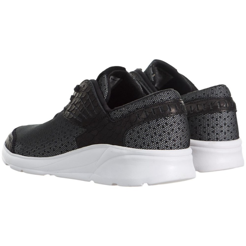 Black White Men's Supra Motion Running Shoes | 9807-HUWNT