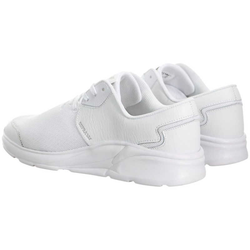 White Men's Supra Noiz Running Shoes | 0125-SWENX