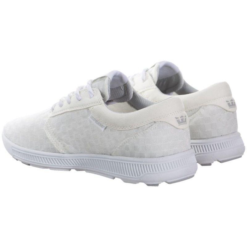 White Women's Supra Hammer Run Running Shoes | 7963-GRWCK