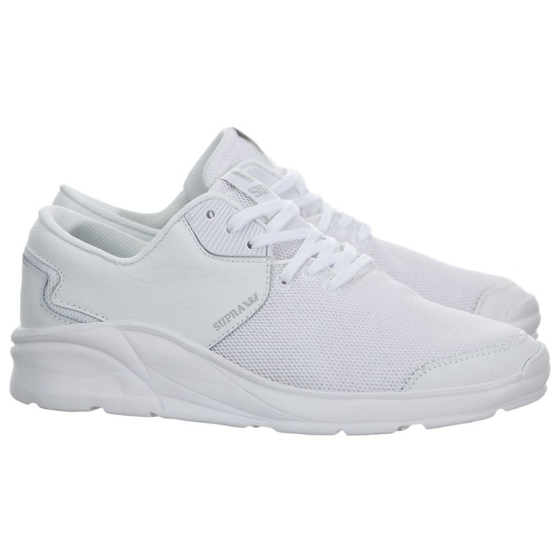 White Women's Supra Noiz Running Shoes | 0741-XHRZB