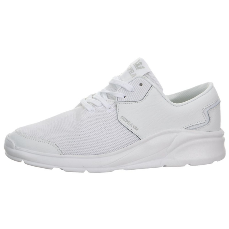 White Women\'s Supra Noiz Running Shoes | 0741-XHRZB