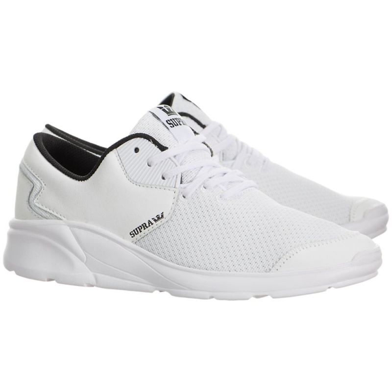 White Women's Supra Noiz Running Shoes | 8276-PCQVL