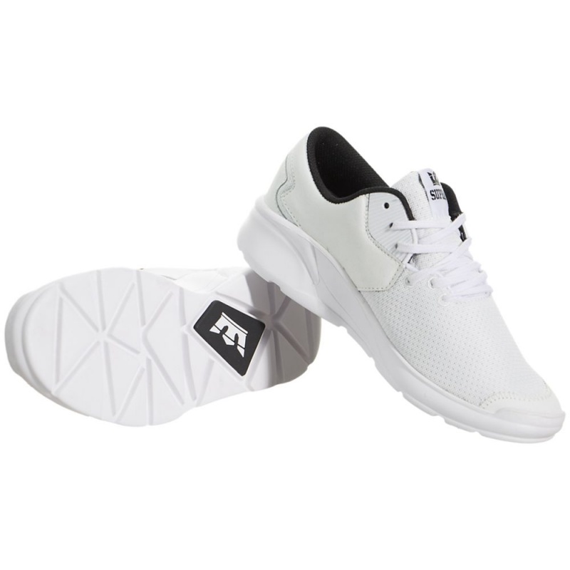 White Women's Supra Noiz Running Shoes | 8276-PCQVL