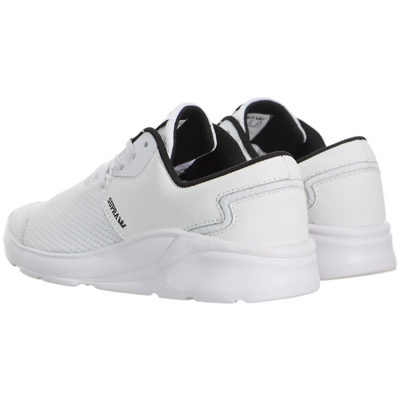 White Women's Supra Noiz Running Shoes | 8276-PCQVL