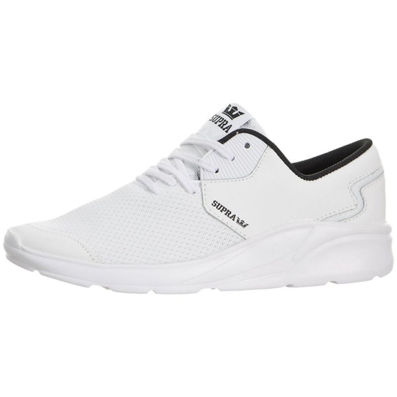 White Women\'s Supra Noiz Running Shoes | 8276-PCQVL